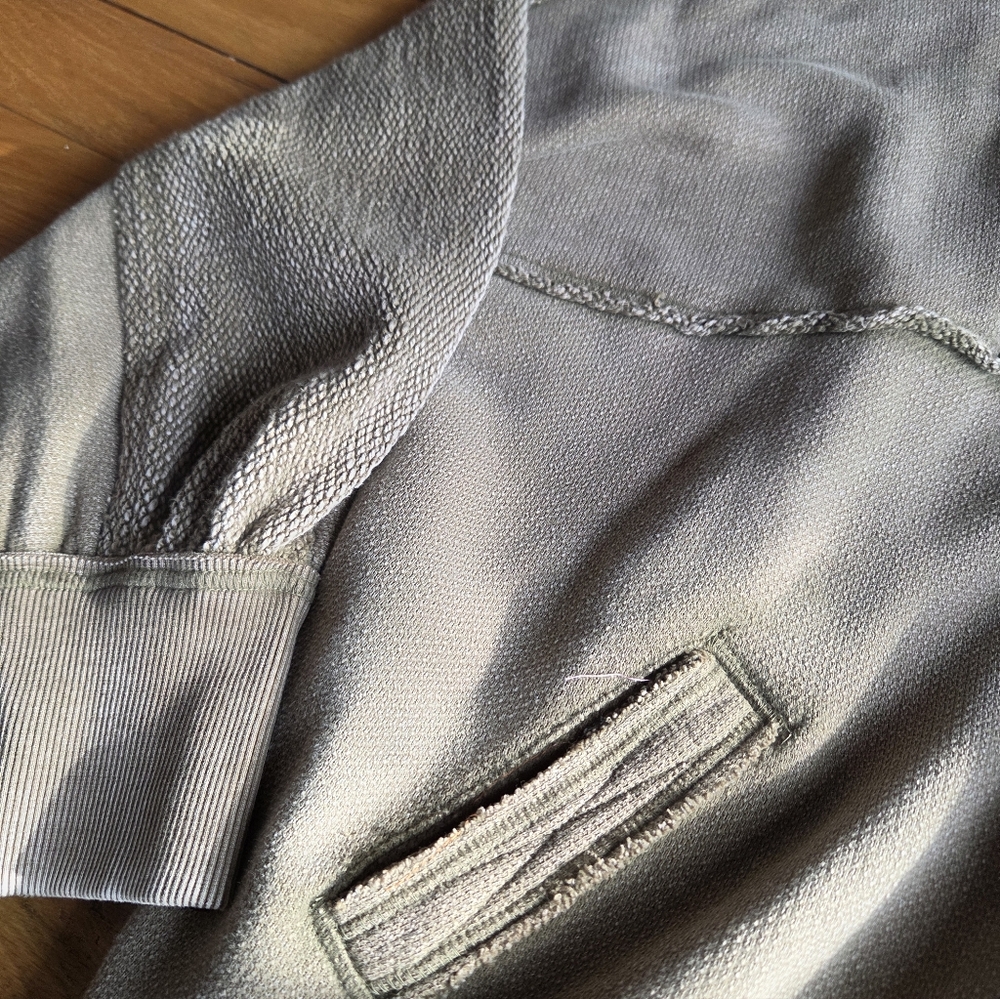 Free People We The Free Beige/Tan Knit Sweater Jacket Size Medium - Picture 3 of 5
